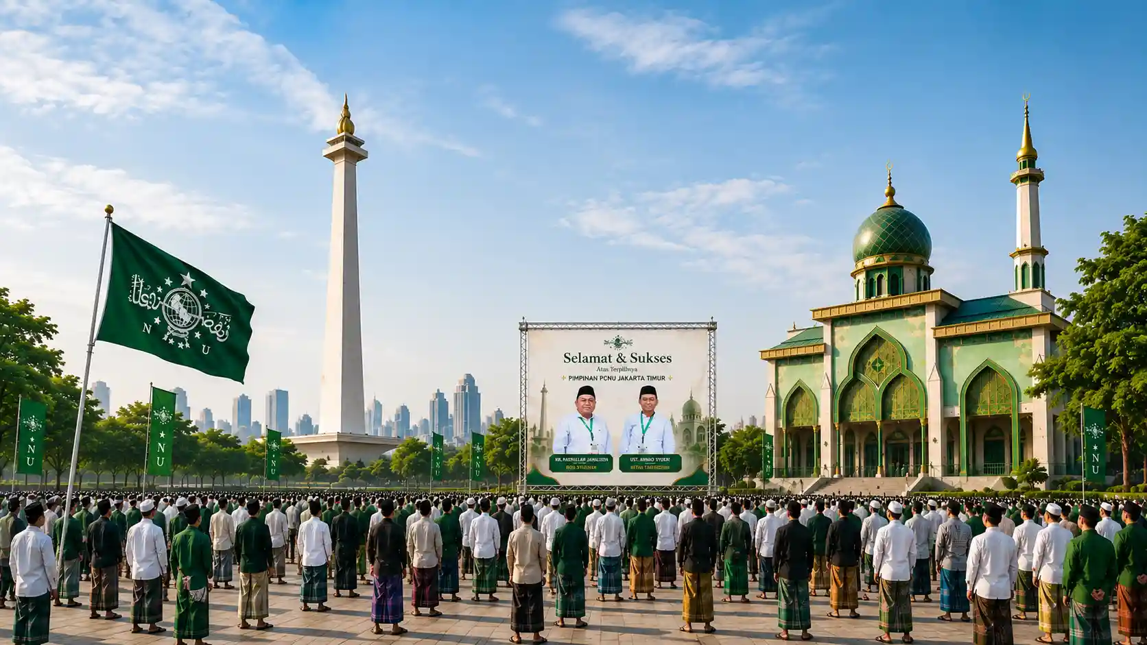 Kebersamaan pengurus dan warga PCNU Pengurus Cabang Kabupaten Timor Tengah Selatan